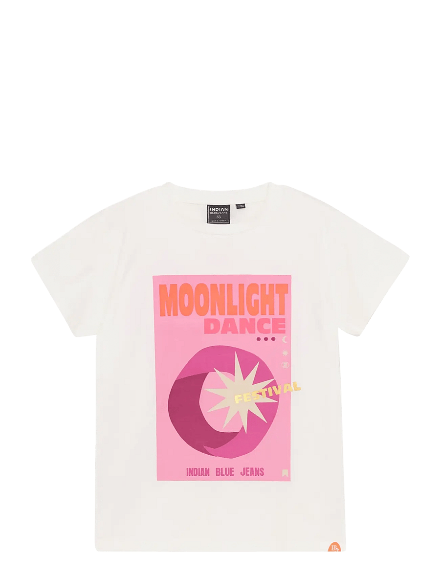 Indian Blue Jeans - T-shirt Moonlight - kortärmade t-shirts - cloud - 1