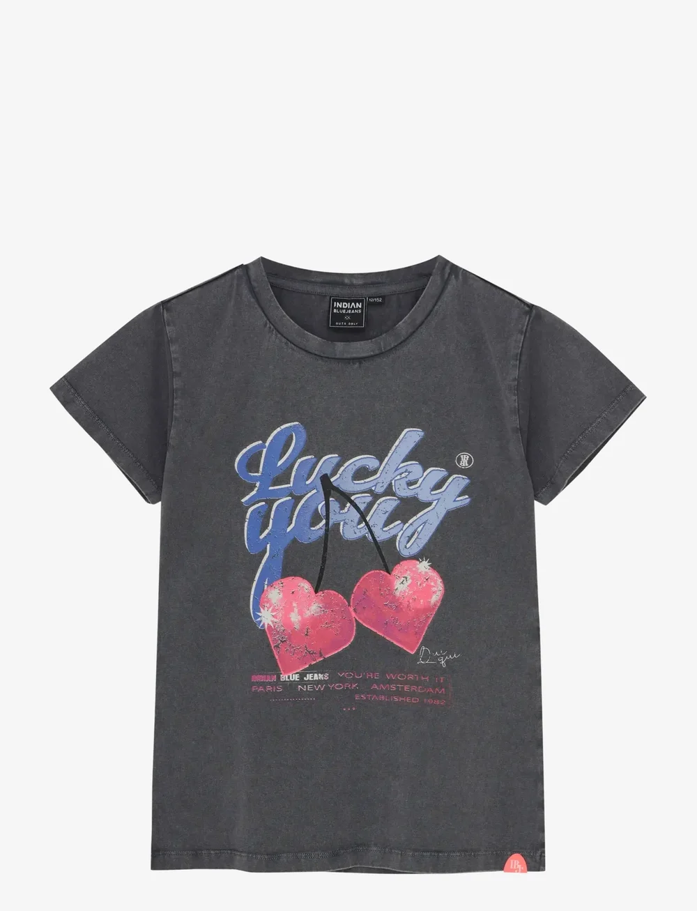 Indian Blue Jeans - T-shirt Cherry - kortærmede t-shirts - phantom - 1