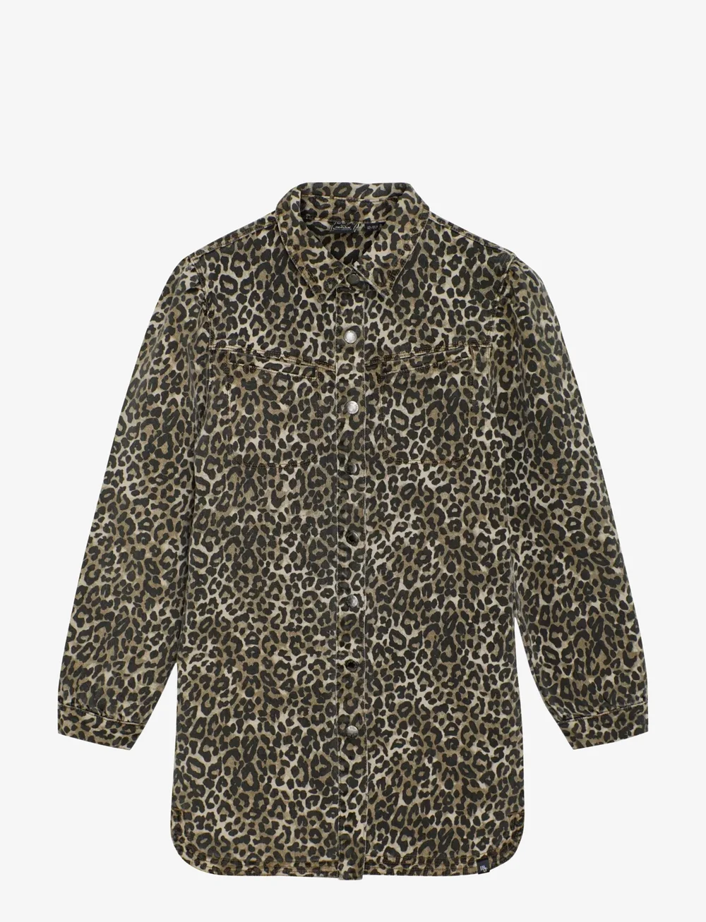 Indian Blue Jeans - Dress Leopard - langärmelige freizeitkleider - cornstalk - 1