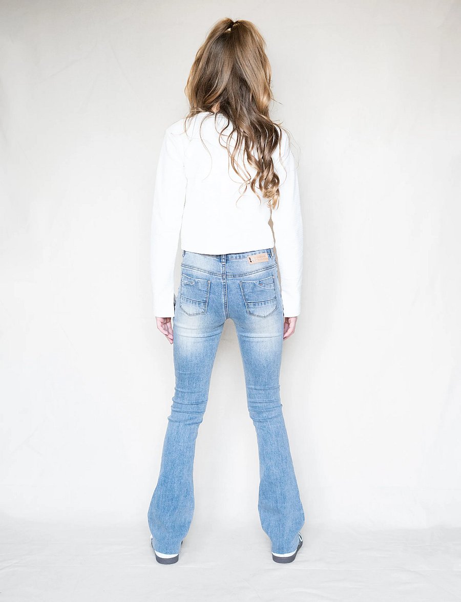 Indian Blue Jeans - Flared Fit Medium Denim - jeans bootcut - medium denim - 0