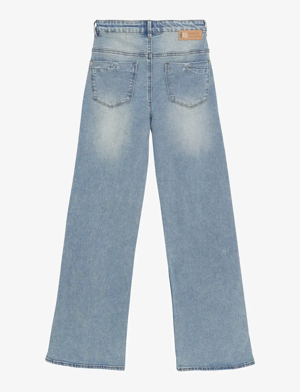 Indian Blue Jeans - Wide Fit Eyelets - wide leg jeans - medium denim - 2