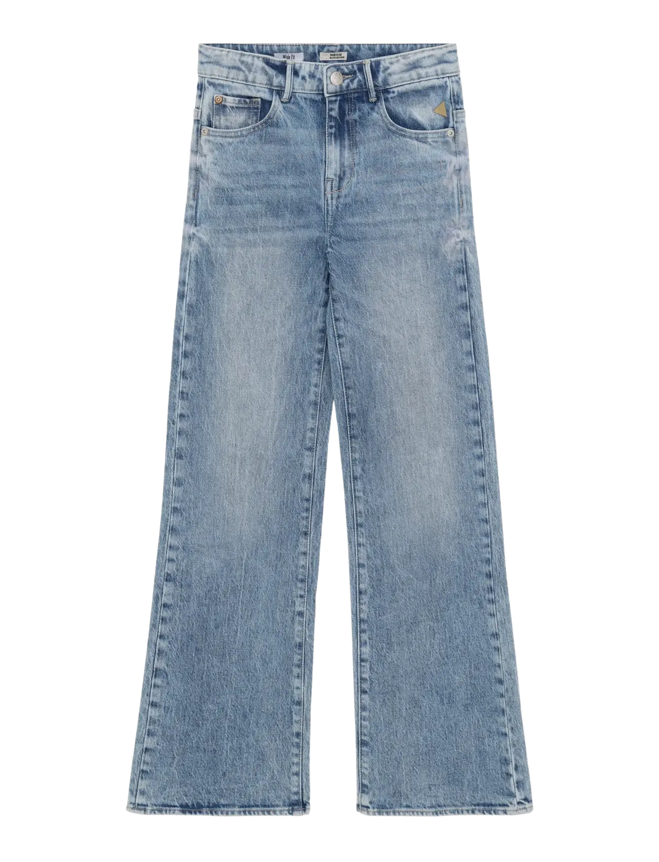 Indian Blue Jeans Wide Fit Medium Denim - Clothing - MEDIUM DENIM / blue