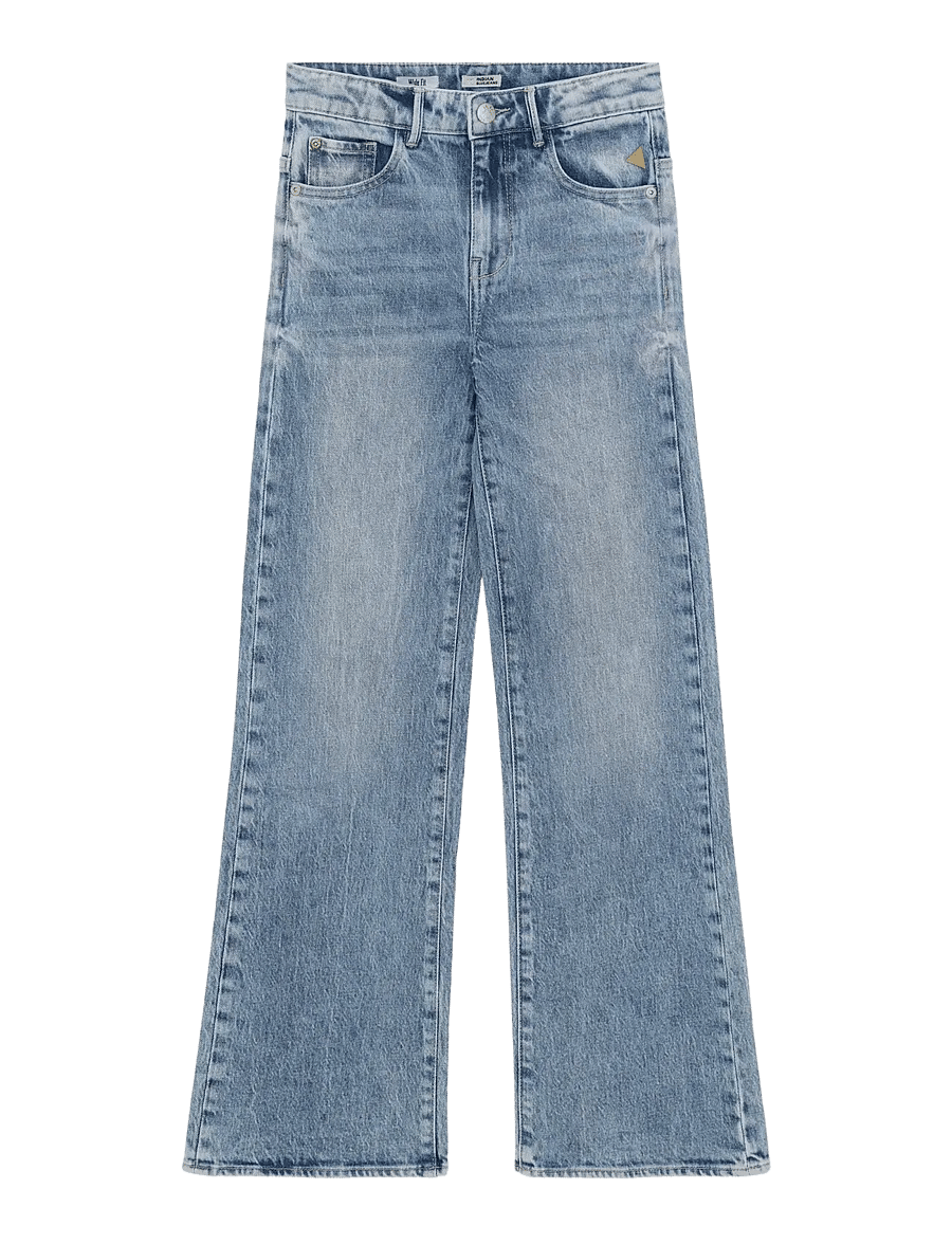 Indian Blue Jeans - Wide Fit Medium Denim - hosen mit weitem bein - medium denim - 1