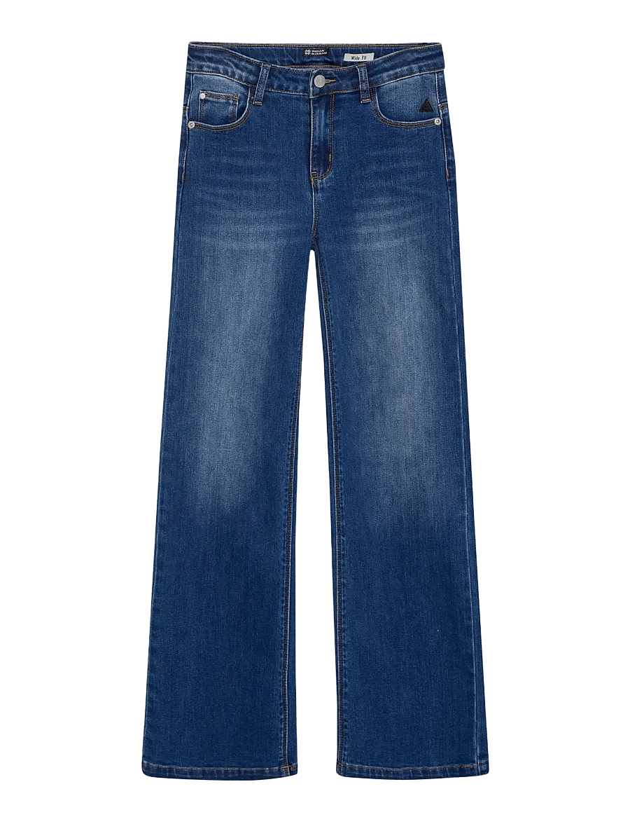 Indian Blue Jeans - Wide Fit Dark Denim - loose jeans - dark blue denim - 1