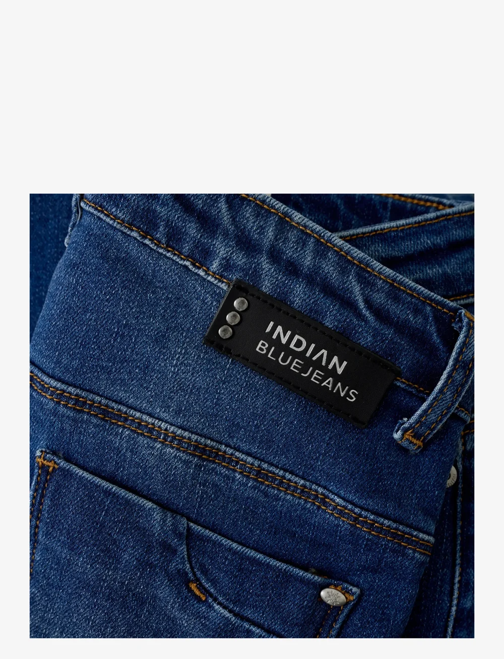 Indian Blue Jeans - Wide Fit Dark Denim - loose jeans - dark blue denim - 3