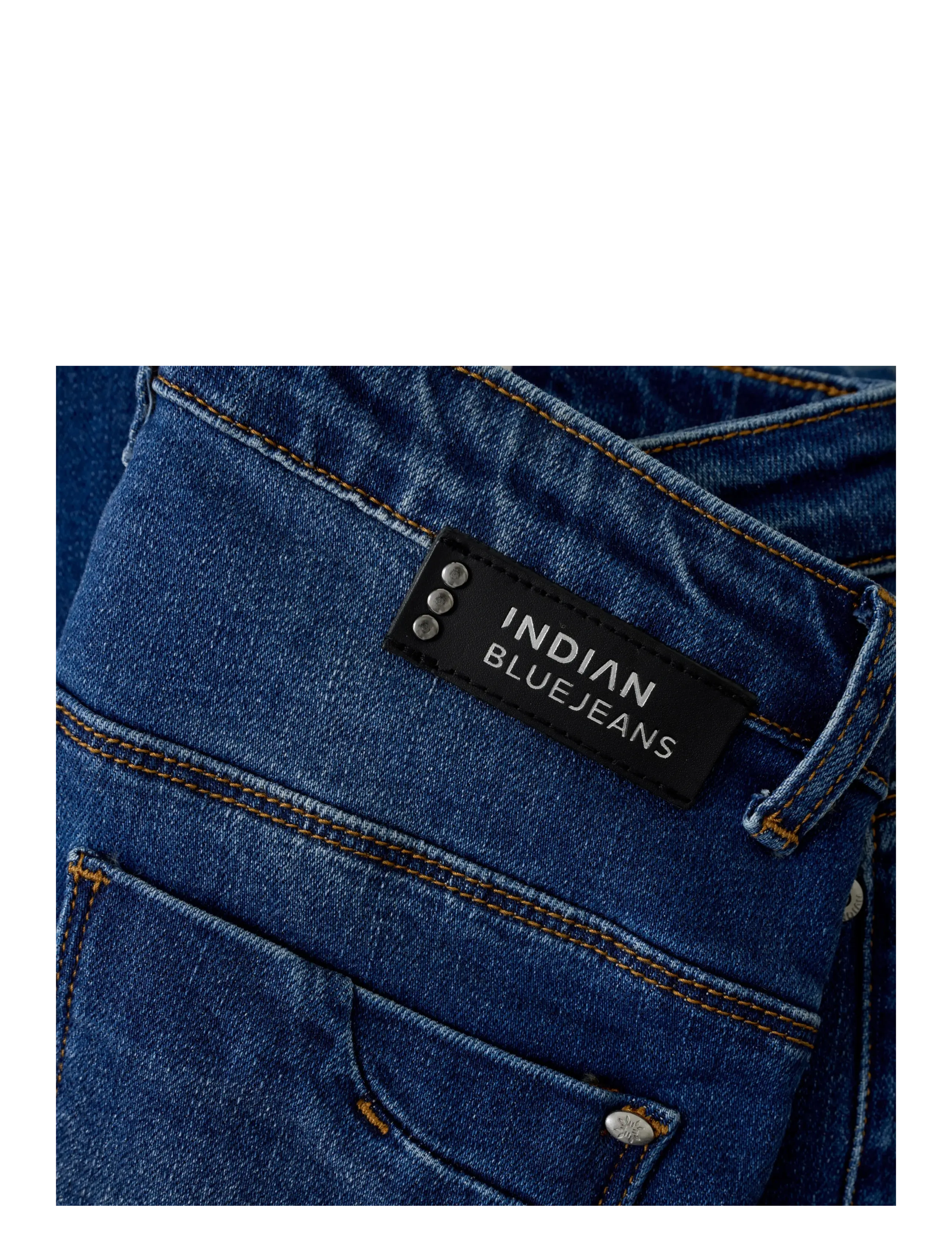 Indian Blue Jeans - Wide Fit Dark Denim - loose jeans - dark blue denim - 3