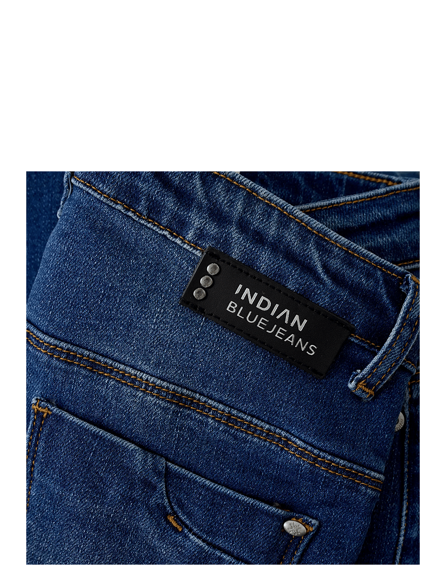 Indian Blue Jeans - Wide Fit Dark Denim - loose jeans - dark blue denim - 3
