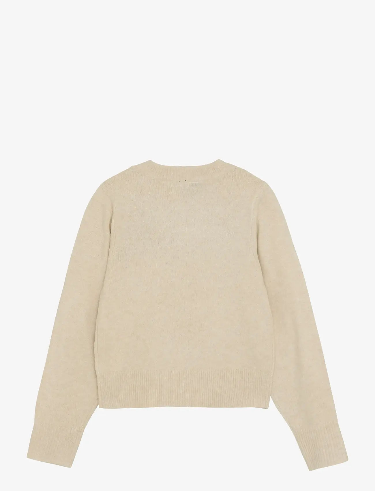 Indian Blue Jeans - Knitted Sweater Text - sweatshirts - sandshell - 2