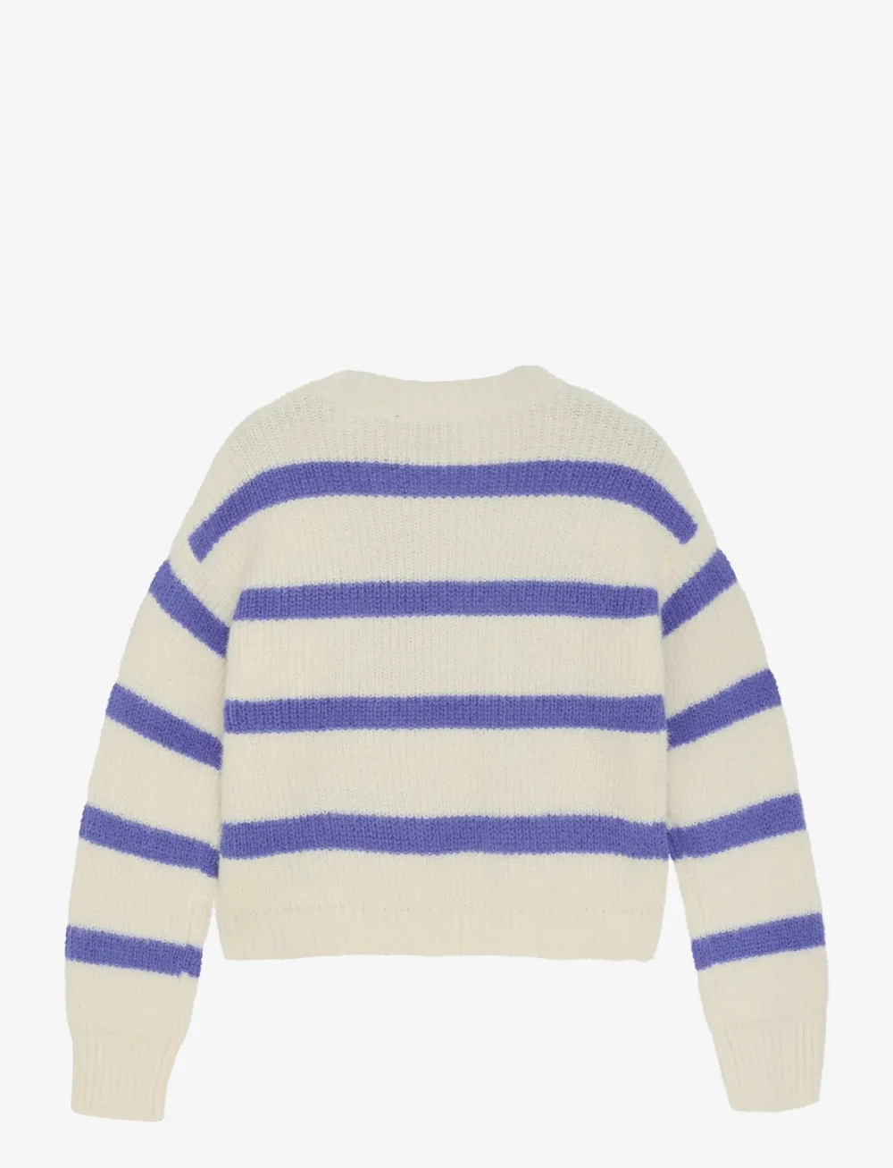 Indian Blue Jeans - Knitwear Fuzzy Stripe - pullover - cloud - 2