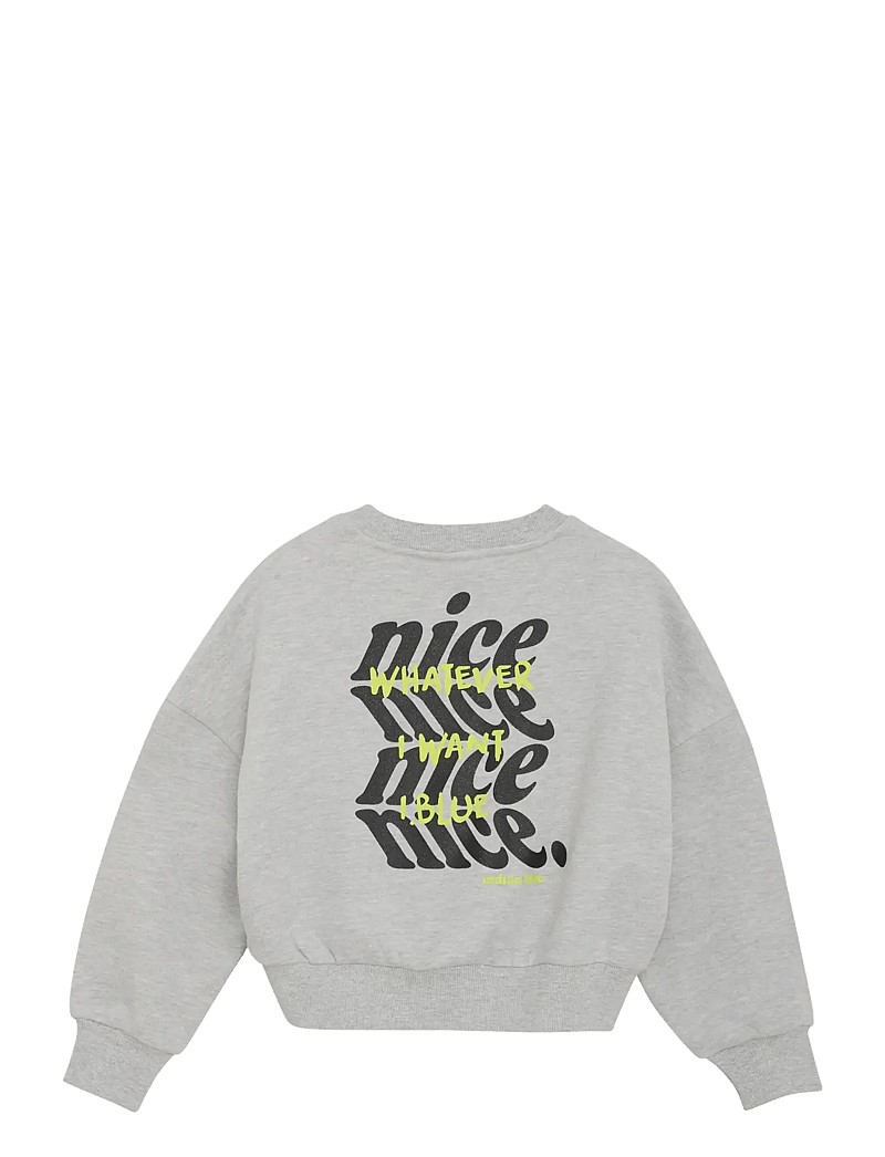 Indian Blue Jeans - Sweater Glitterprint - sweatshirts - dove - 1