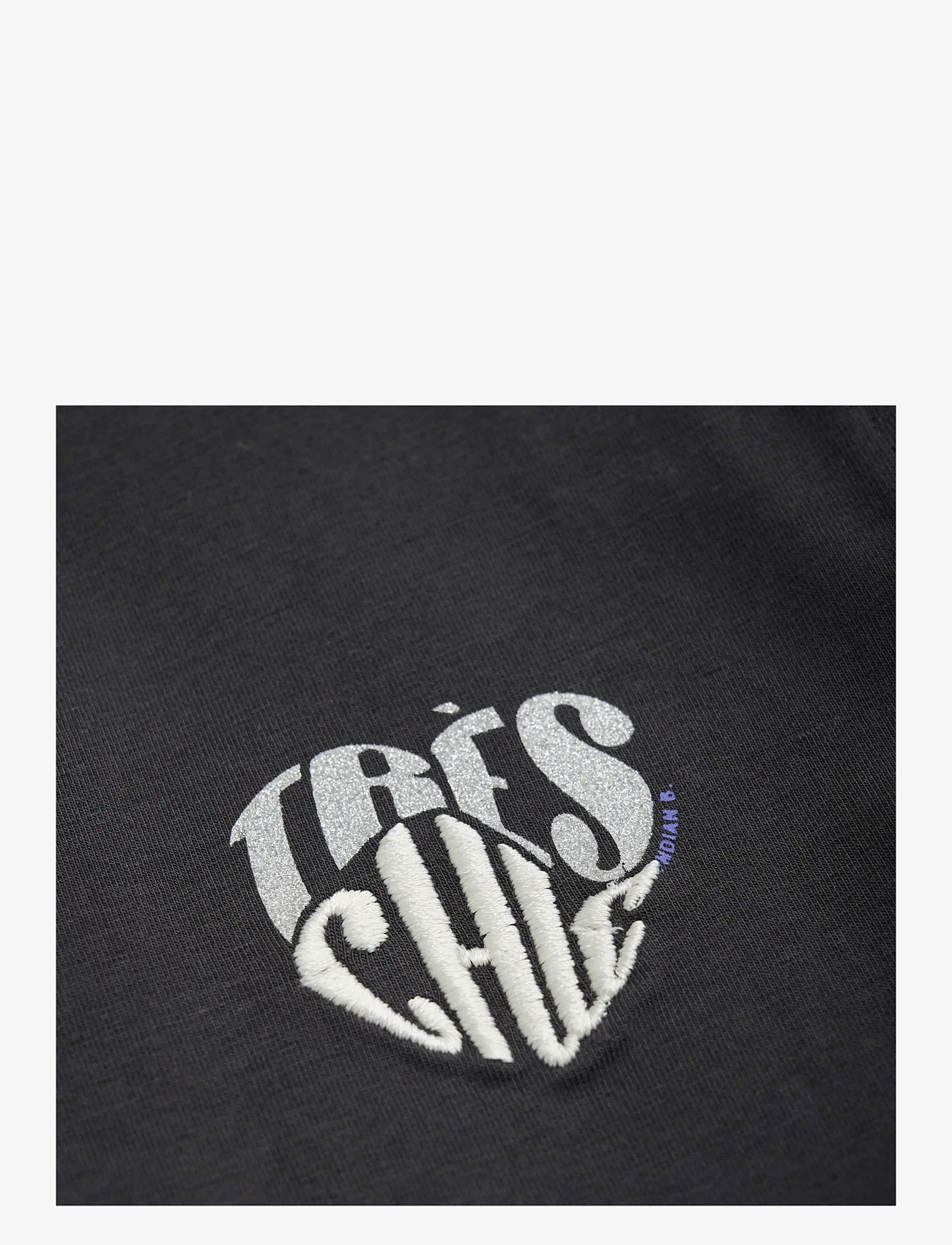 Indian Blue Jeans - T-shirt Glitterprint - kortärmade t-shirts - phantom - 2