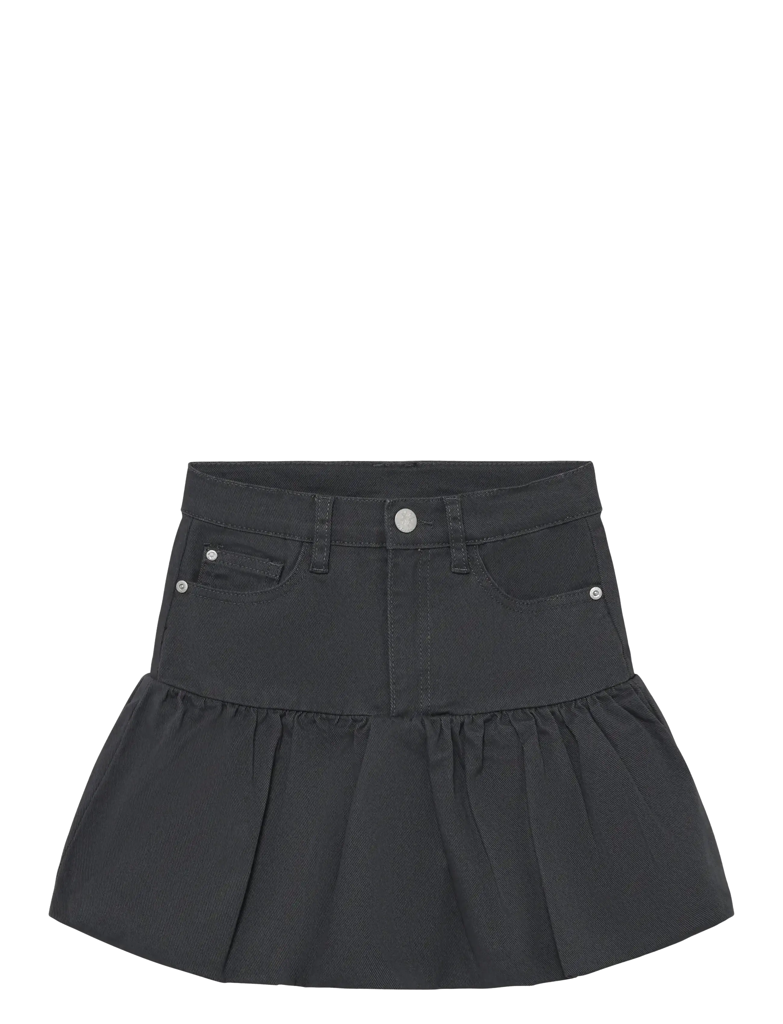 Indian Blue Jeans Skirt Balloon Twill - Kleidung - PHANTOM / grey