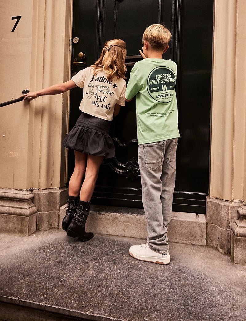 Indian Blue Jeans - Skirt Balloon Twill - denim skirts - phantom - 3