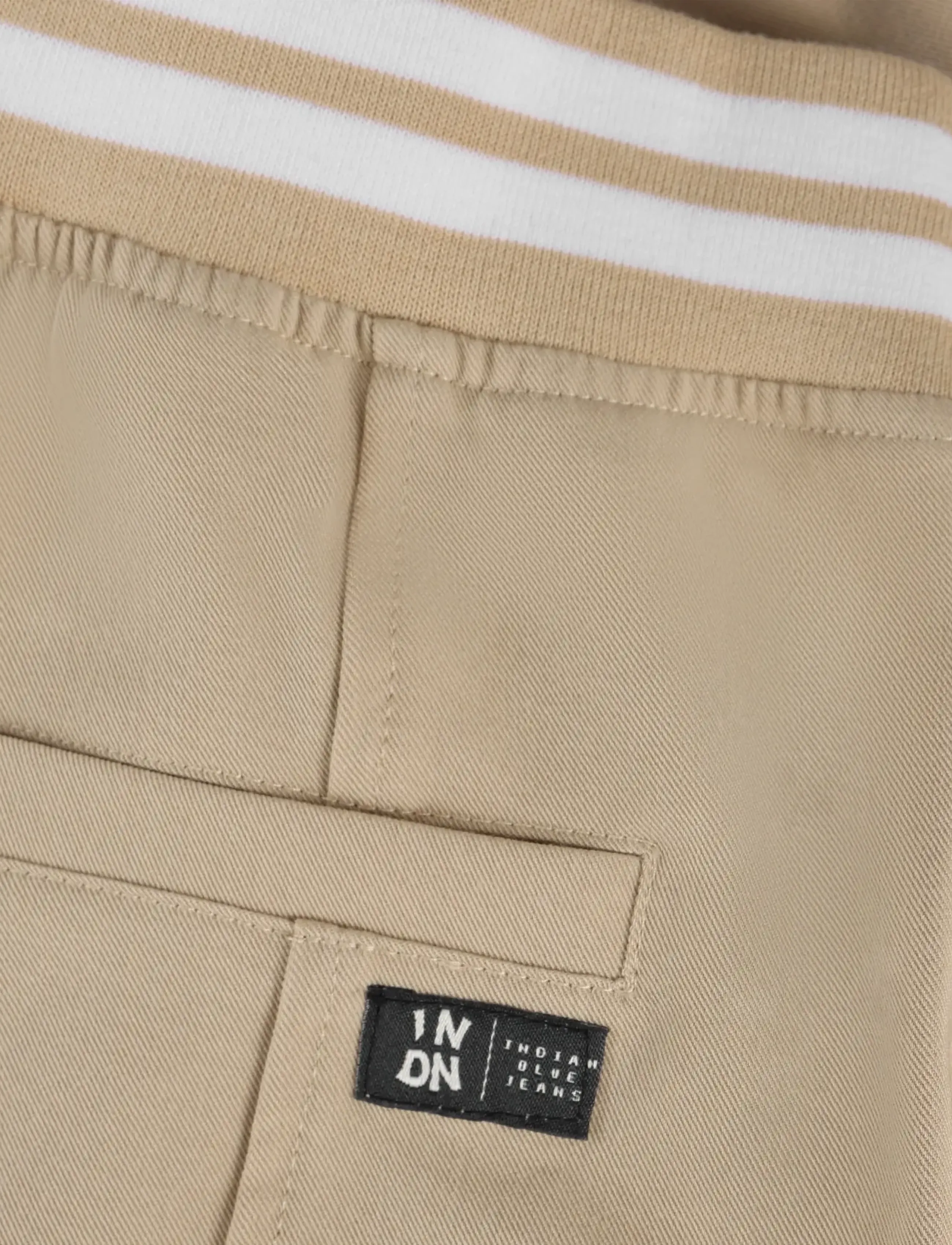 Indian Blue Jeans - Wide Fancy Pants - byxor - humus - 2