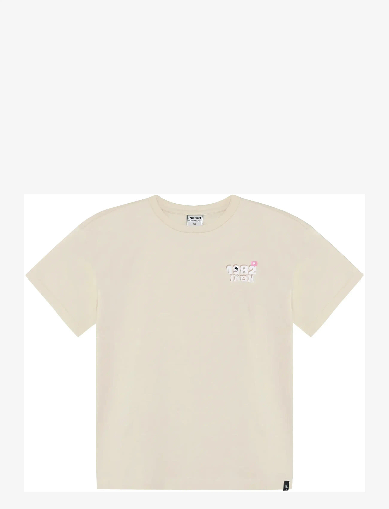 Indian Blue Jeans - T-shirt Festival - lühikeste varrukatega t-särgid - sandshell - 1