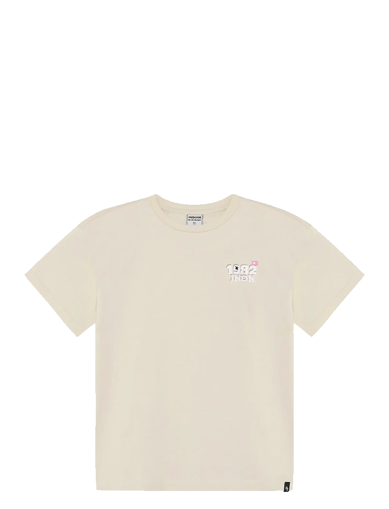 Indian Blue Jeans - T-shirt Festival - lühikeste varrukatega t-särgid - sandshell - 1