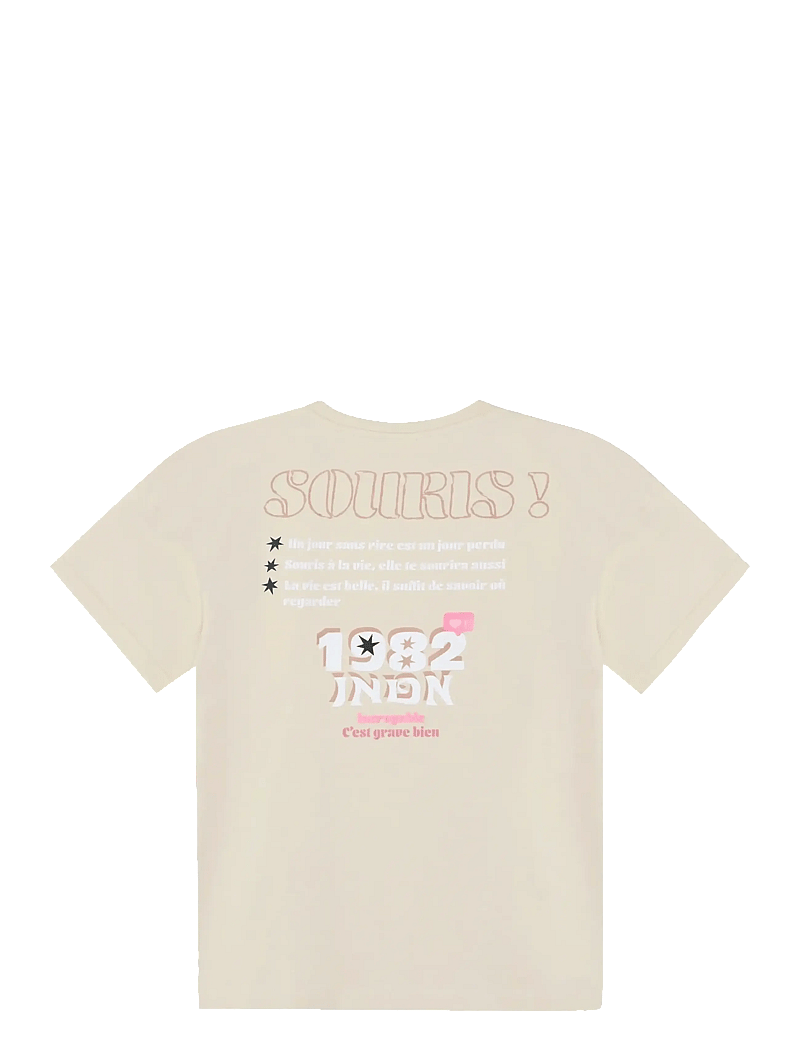 Indian Blue Jeans - T-shirt Festival - lühikeste varrukatega t-särgid - sandshell - 2