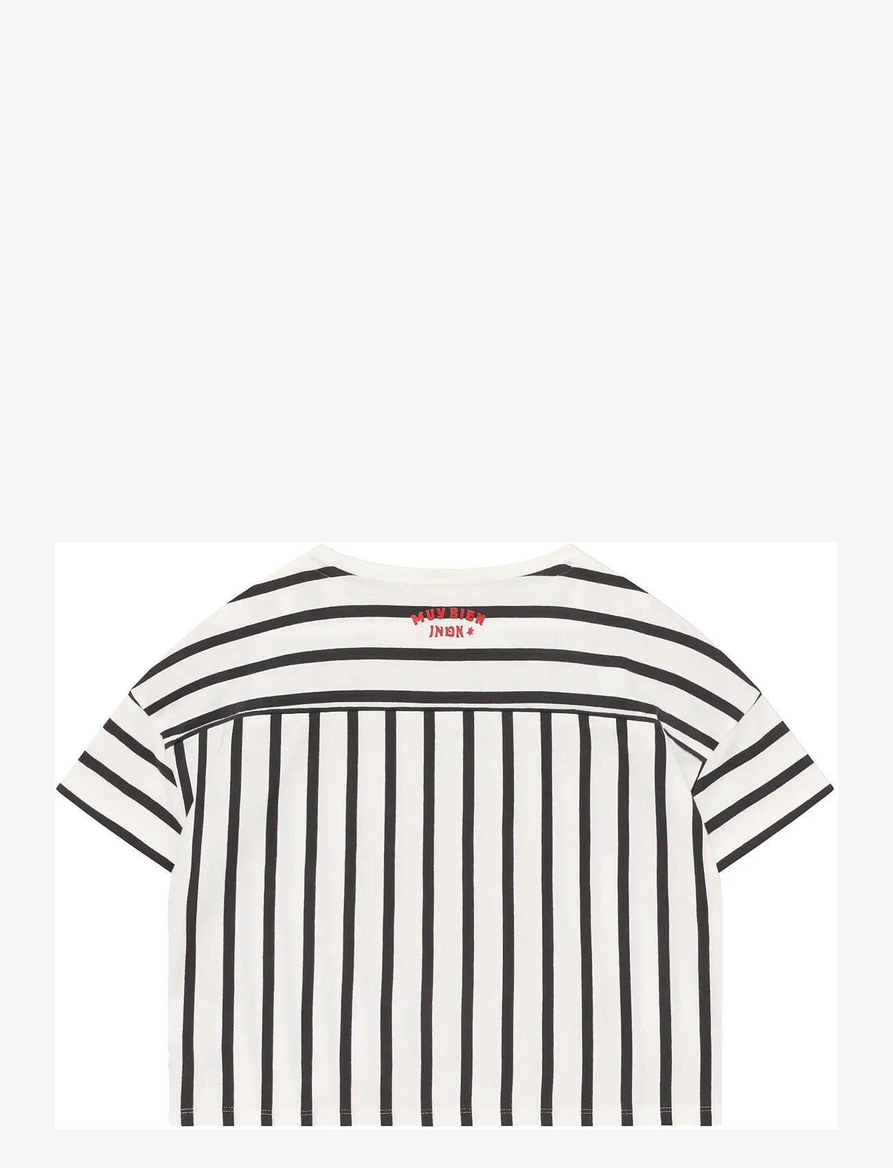 Indian Blue Jeans - T-shirt Vertical Stripe - lühikeste varrukatega t-särgid - cloud - 2
