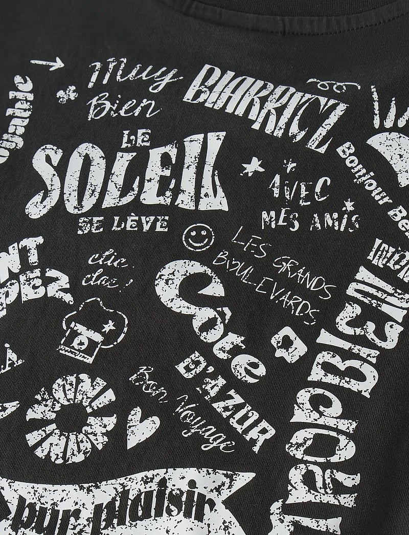 Indian Blue Jeans - T-shirt Washed Print - kortärmade t-shirts - phantom - 3