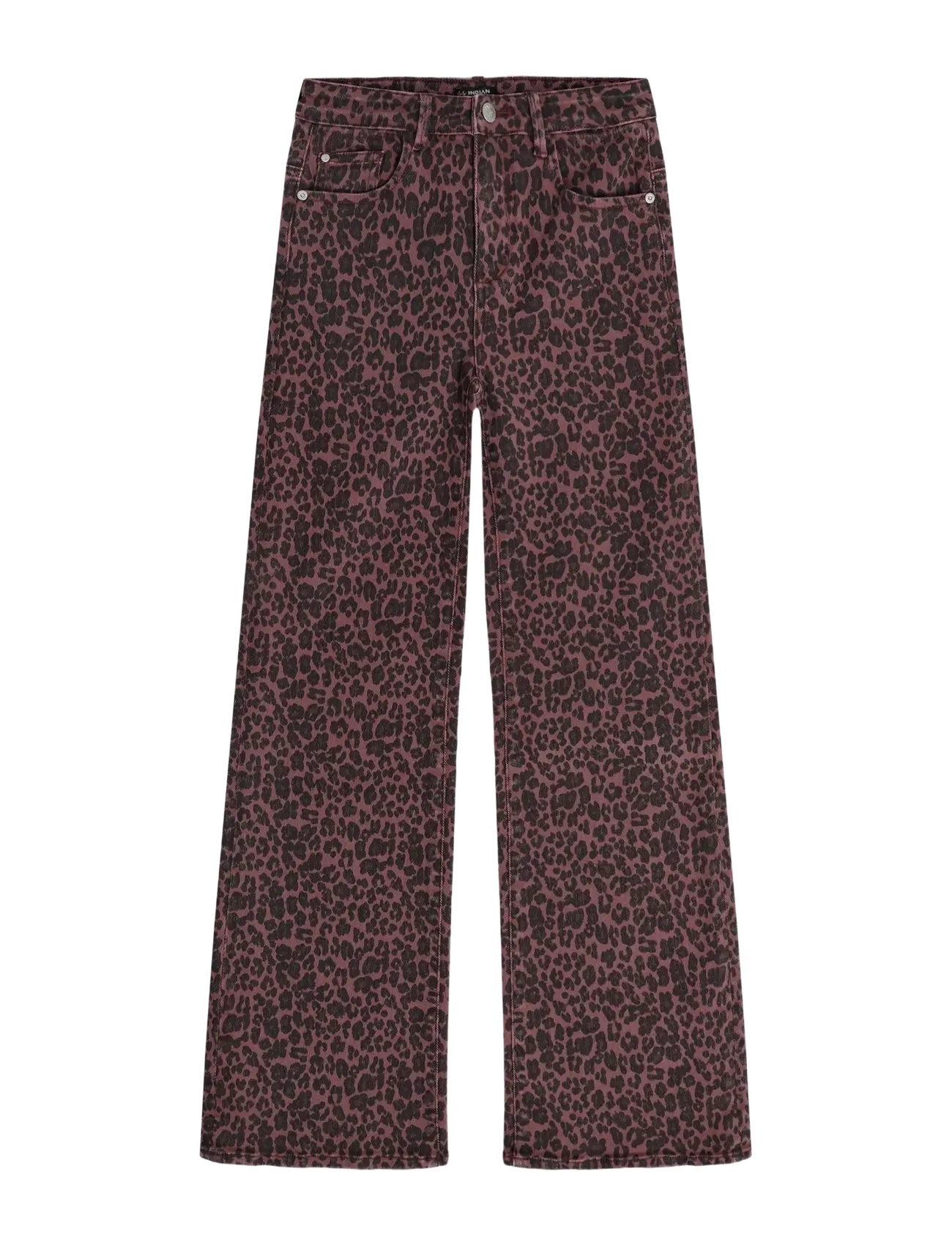 Indian Blue Jeans Wide Fit Animal - Jeans - FIG / brown
