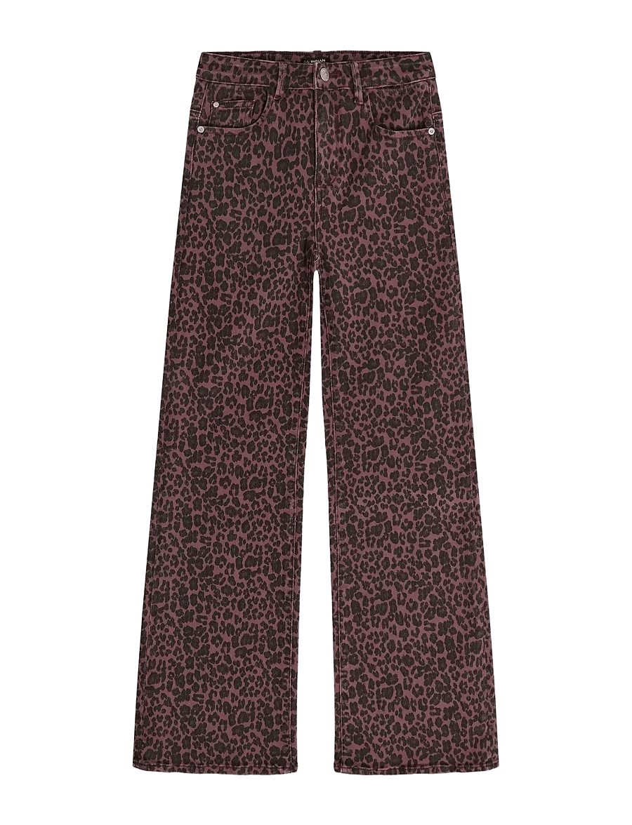 Indian Blue Jeans - Wide Fit Animal - hosen mit weitem bein - fig - 0
