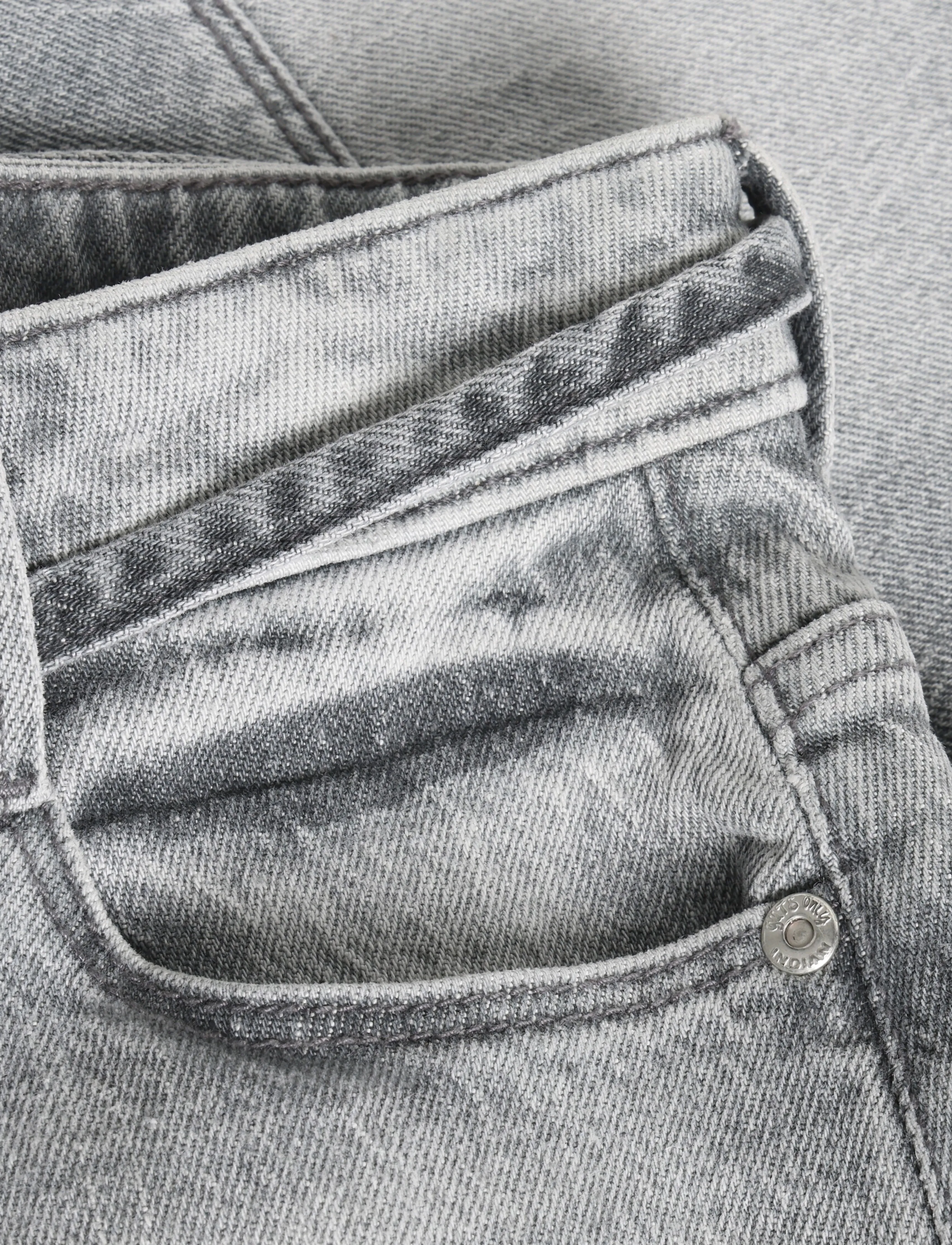 Indian Blue Jeans - Jorts Demim - light grey denim - 4