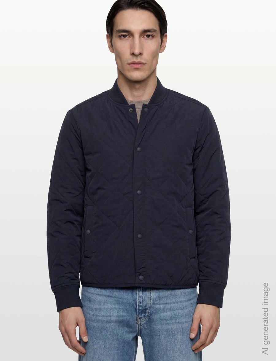 INDICODE - INHulckby diamond quilt - sügisjoped - sky captain - 3