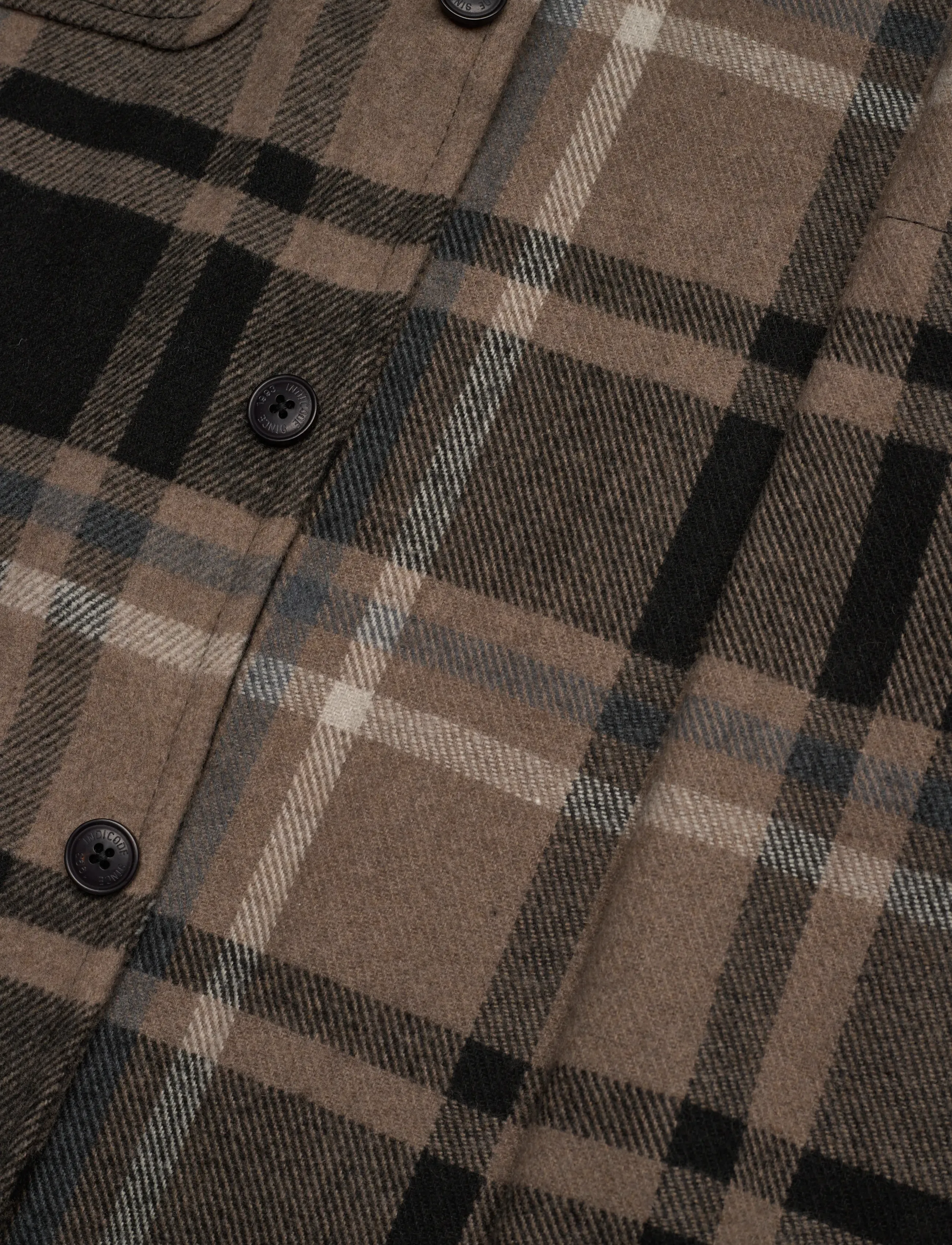 INDICODE - INHalib - flanellskjorter - beige mix - 3