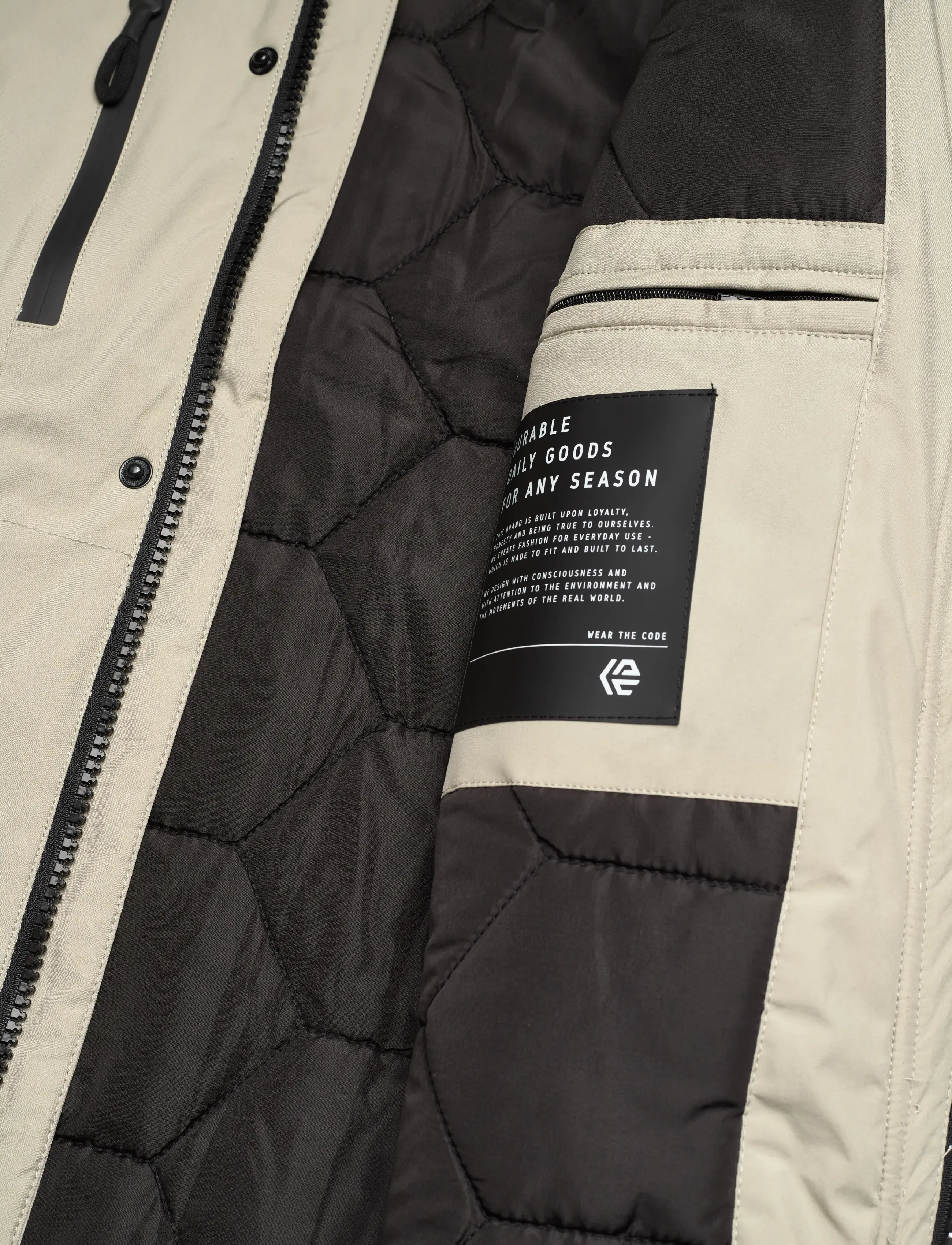 INDICODE - INBenyol Jacket - jackets - stone - 4