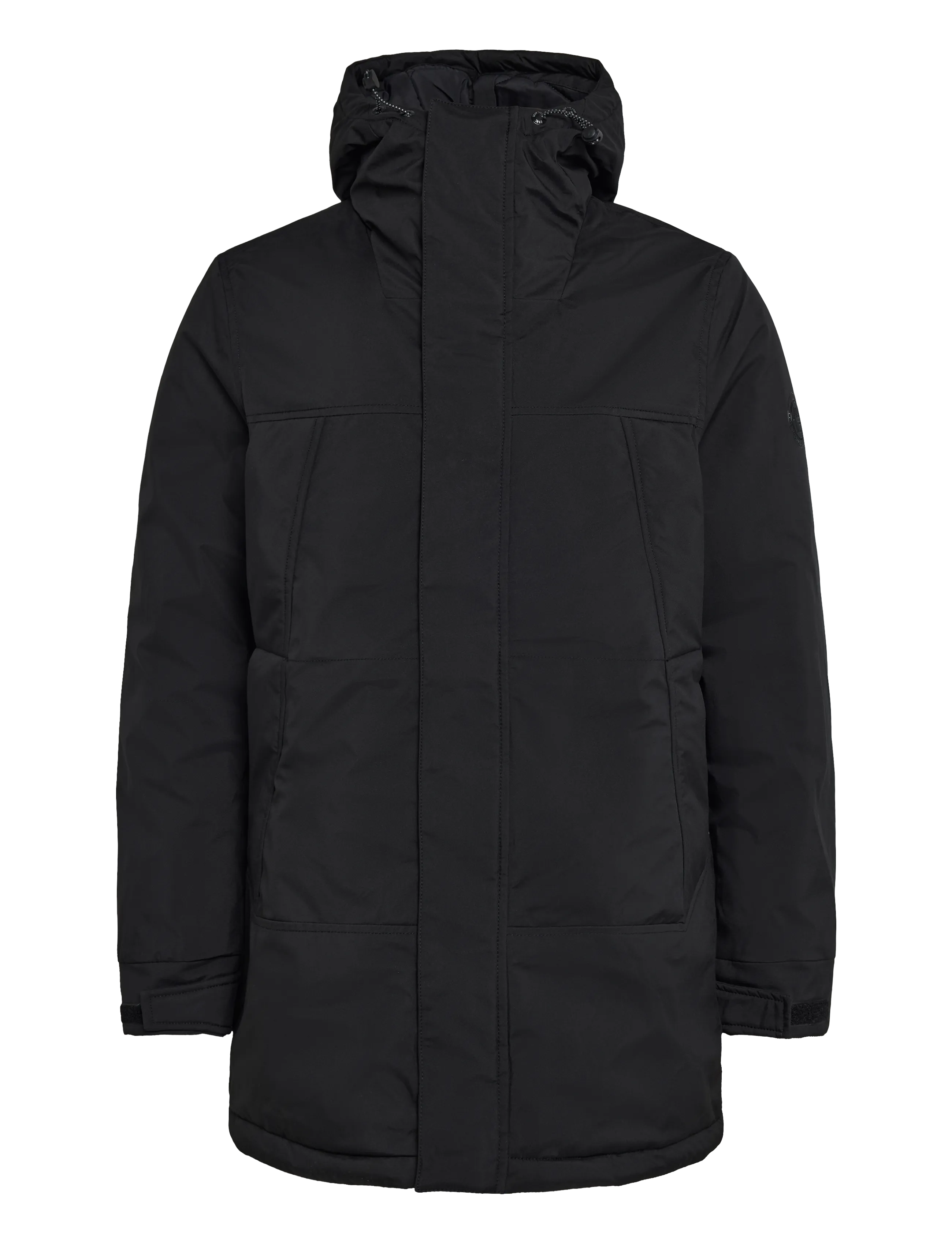 INDICODE INBenyol Coat - Riided - BLACK / black