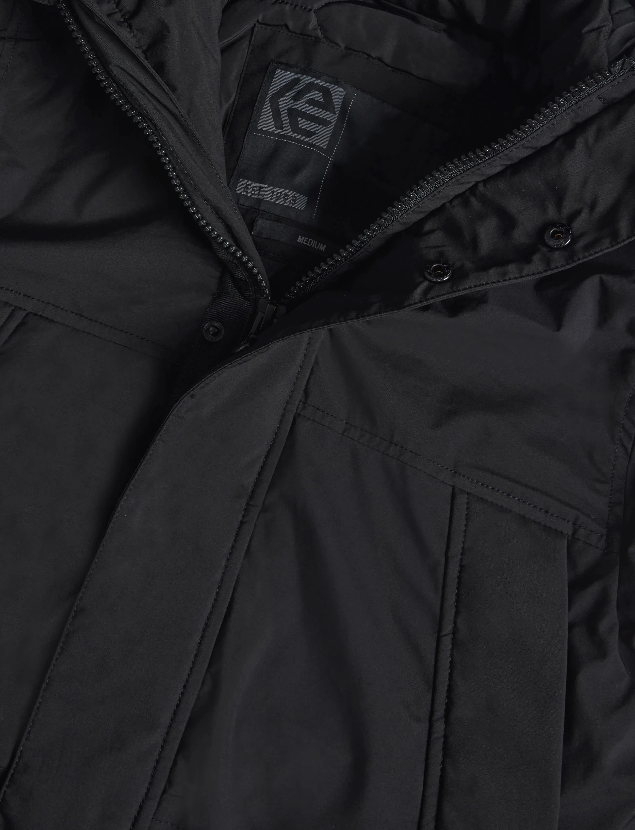 INDICODE - INBenyol Coat - parkad - black - 2