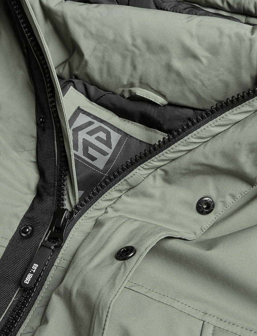 INDICODE - INBenyol Coat - vinterjakker - castor gray - 2
