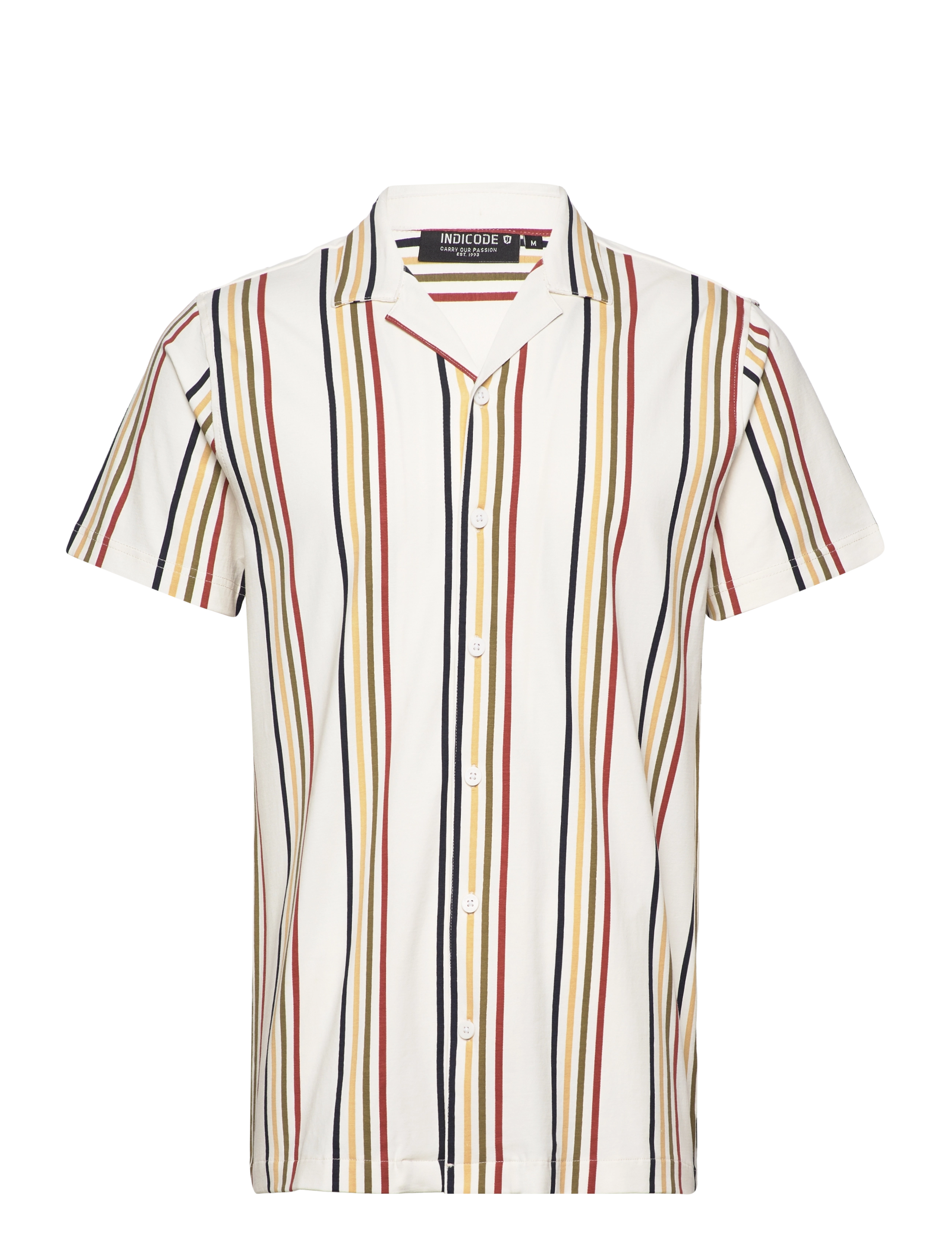INDICODE INMulle - Shirts - BAKED CLAY / cream