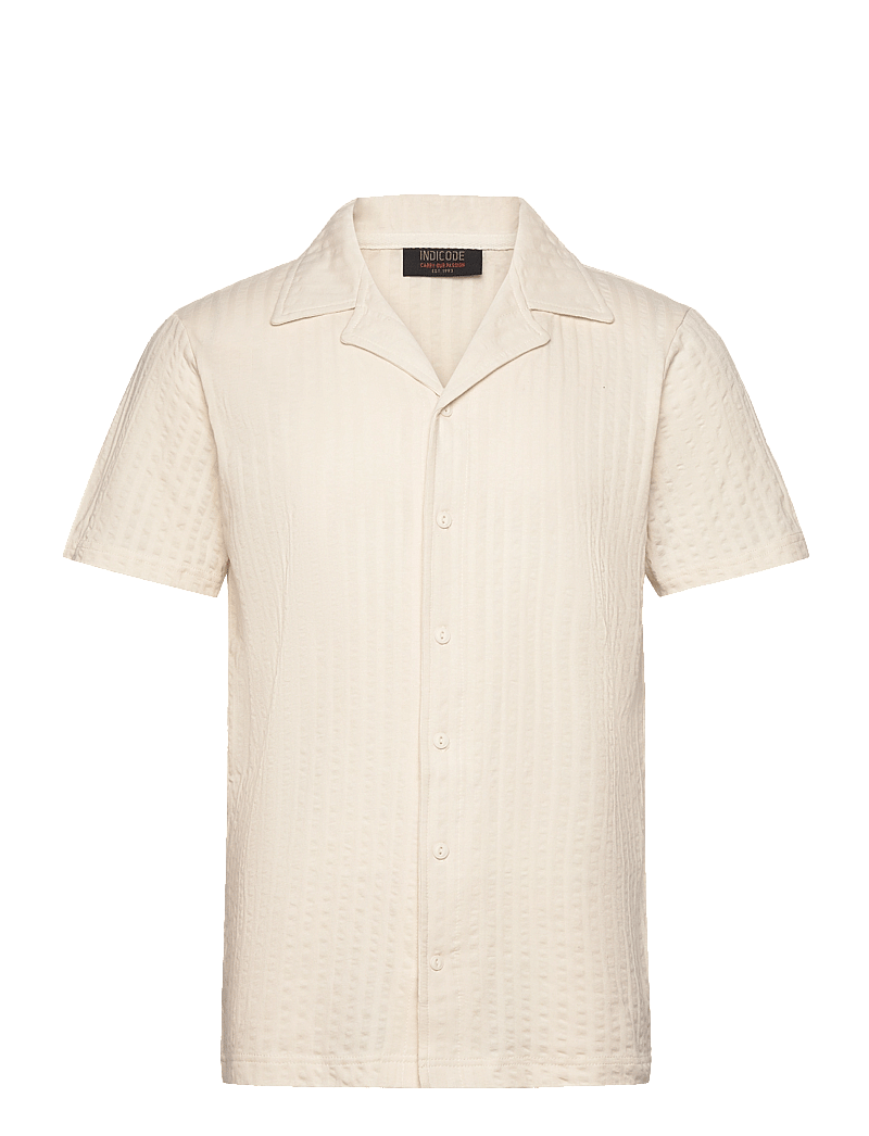 INDICODE - INCrepe - kortærmede skjorter - vanilla ice - 0