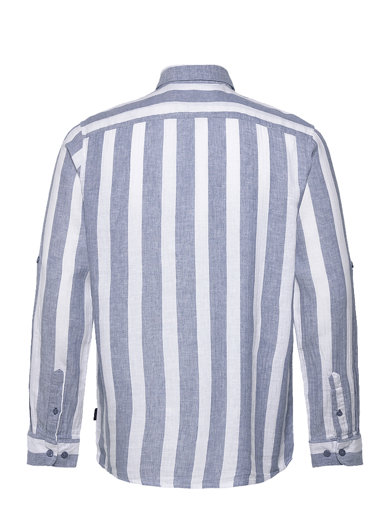 INDICODE - INDonuld - leinenhemden - copen blue - 1