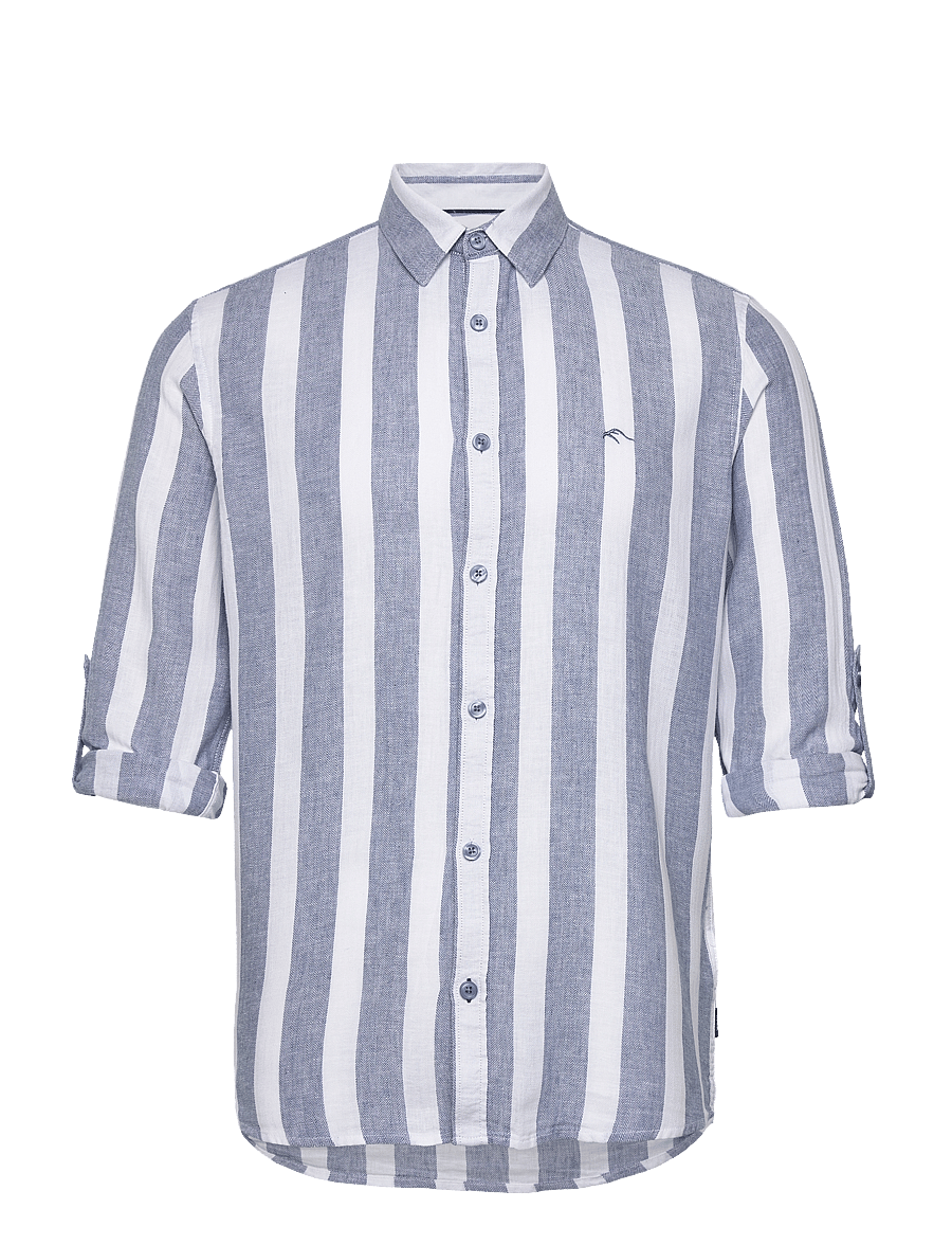 INDICODE - INDonuld - linneskjortor - copen blue - 2
