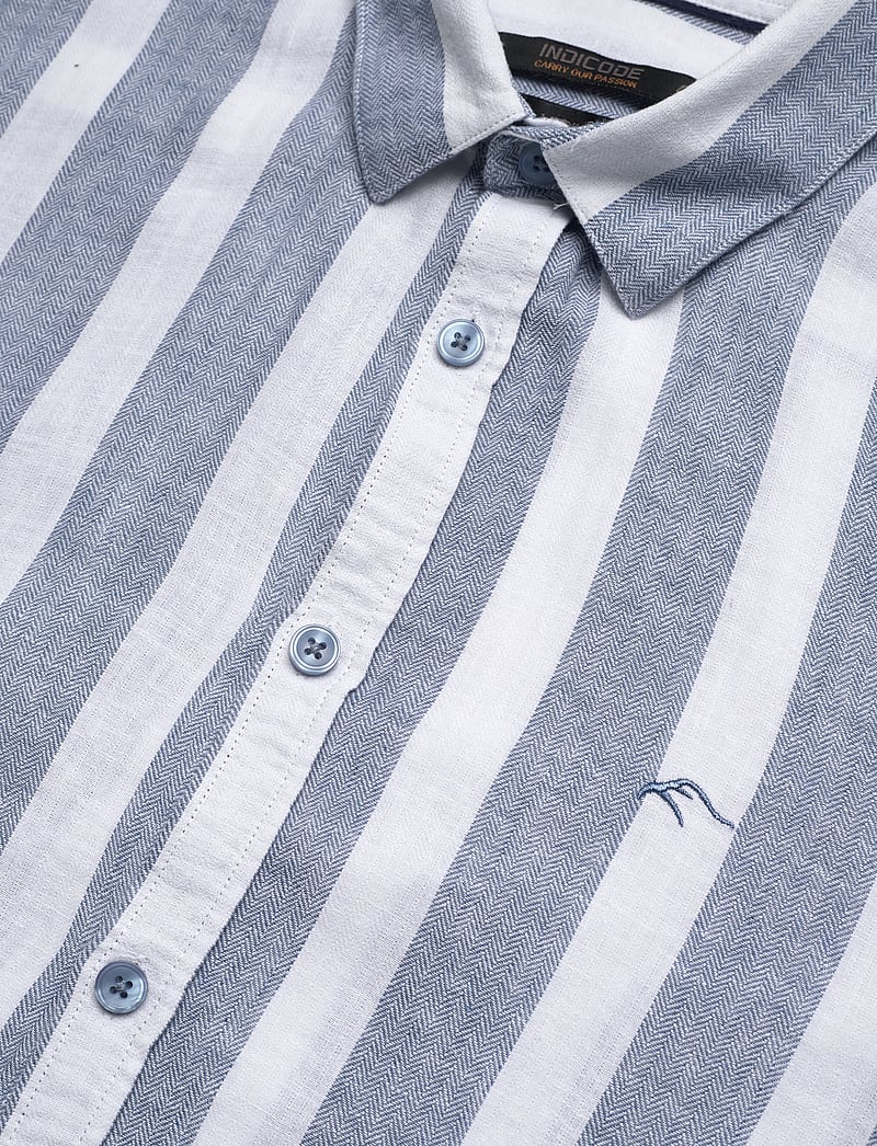 INDICODE - INDonuld - leinenhemden - copen blue - 4