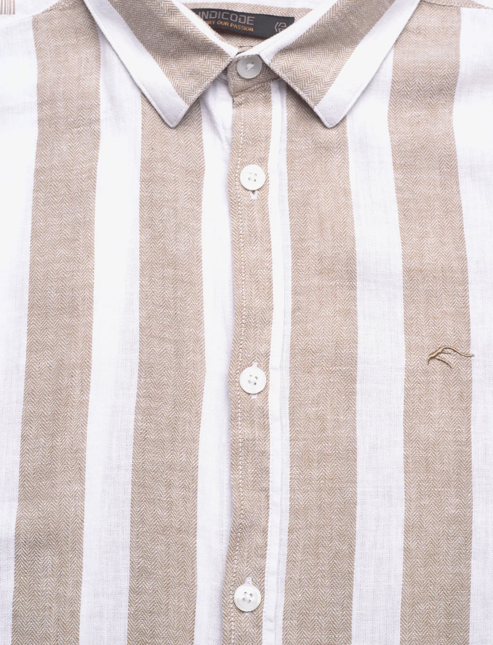 INDICODE - INDonuld - linen shirts - covert green - 3