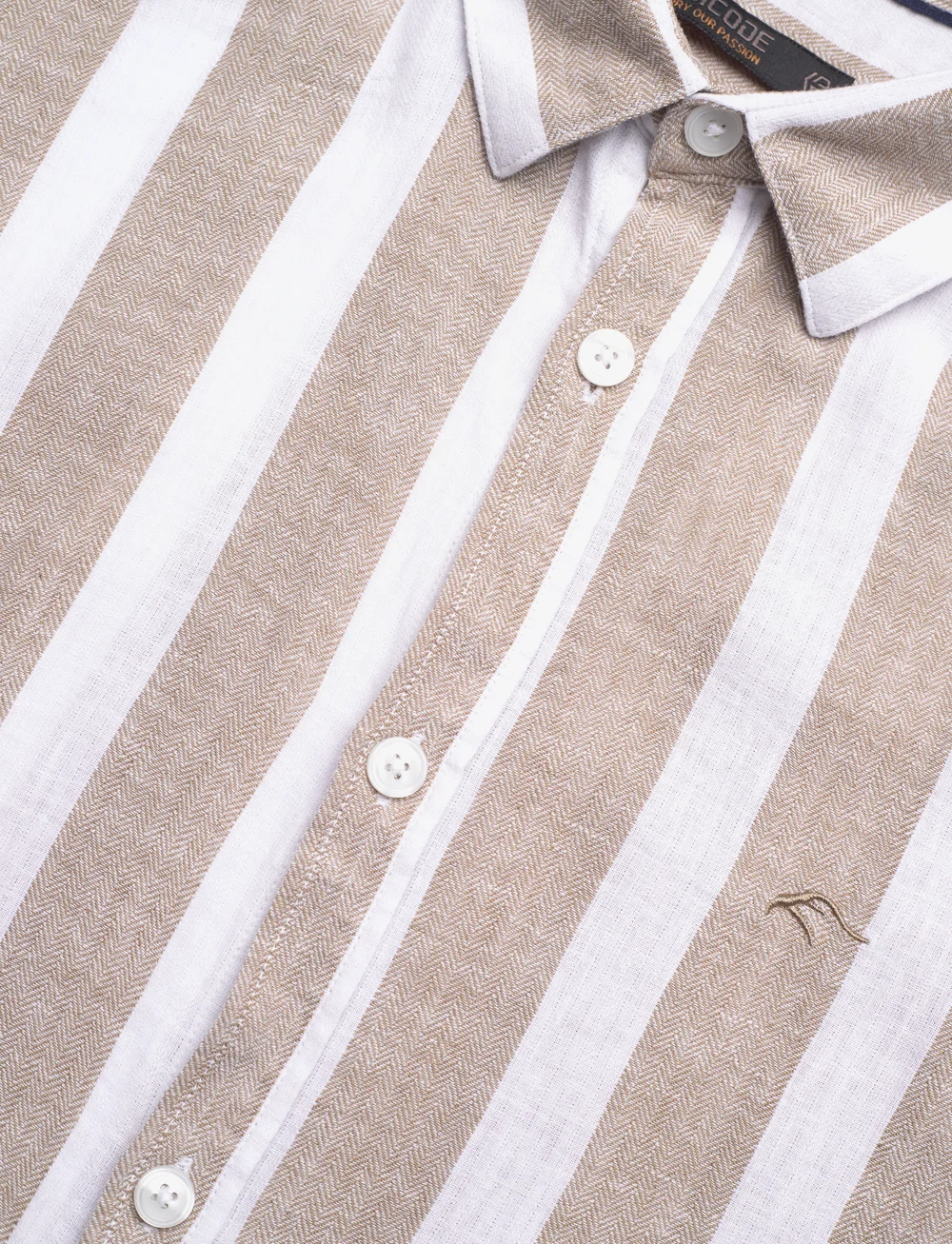 INDICODE - INDonuld - linen shirts - covert green - 4