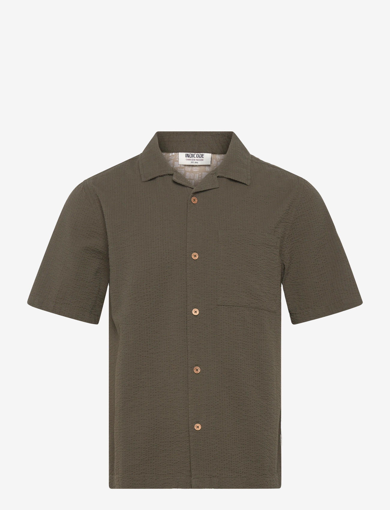 INDICODE - INDrill - kurzarmhemden - army - 0