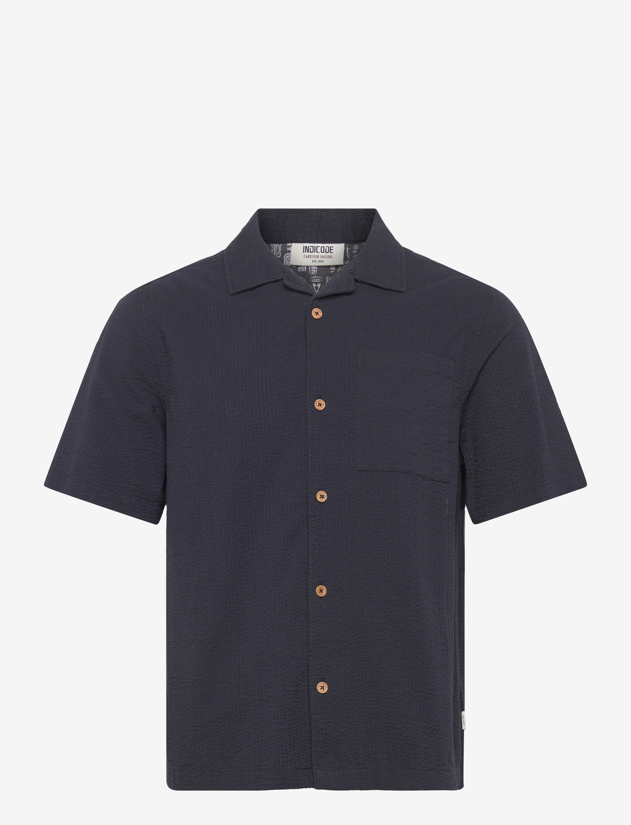 INDICODE - INDrill - kurzarmhemden - navy - 0