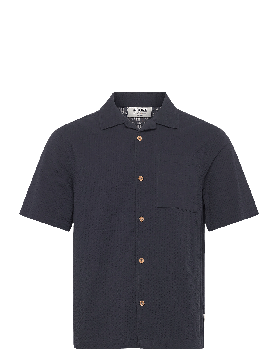 INDICODE - INDrill - kortärmade skjortor - navy - 1