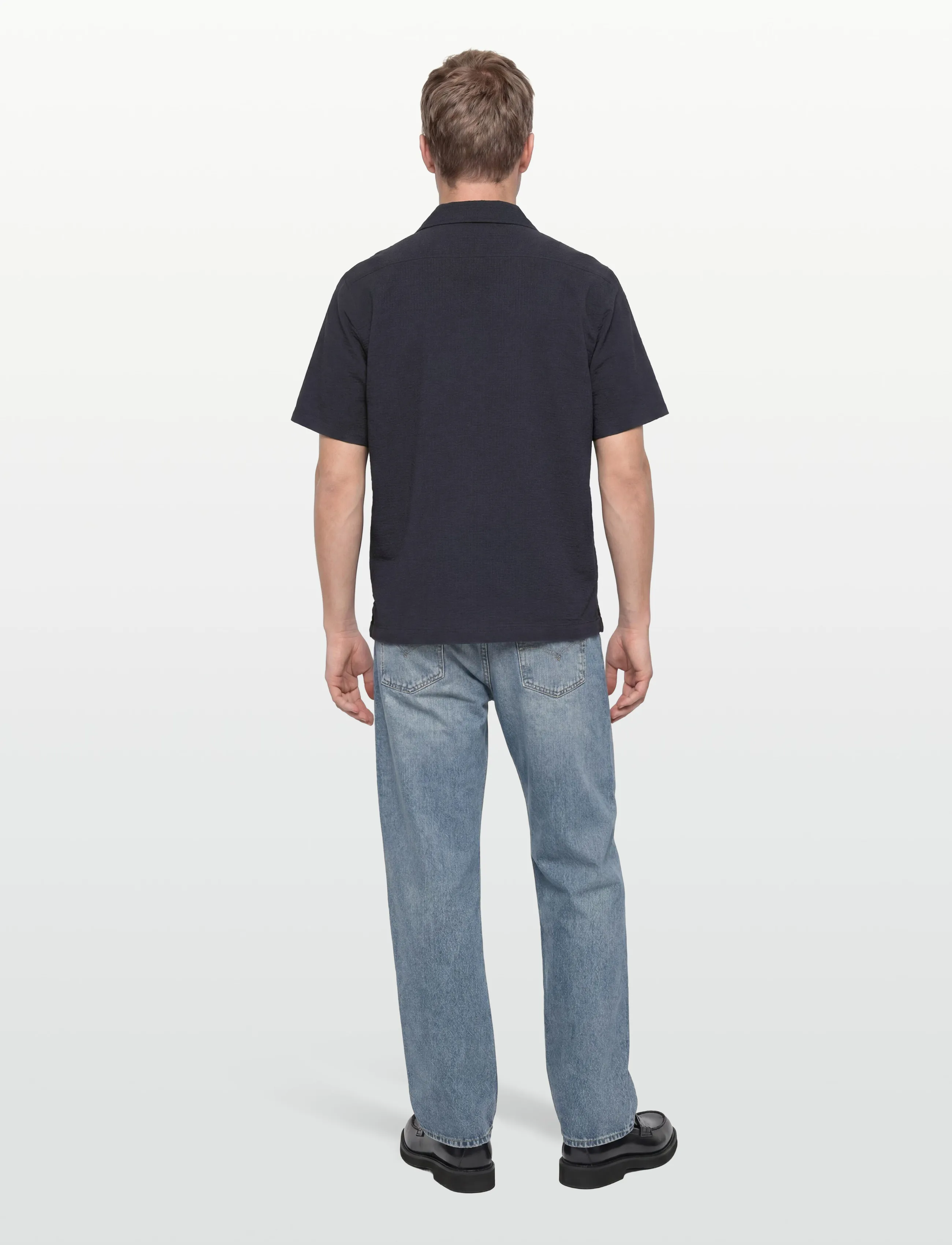 INDICODE - INDrill - short-sleeved shirts - navy - 4
