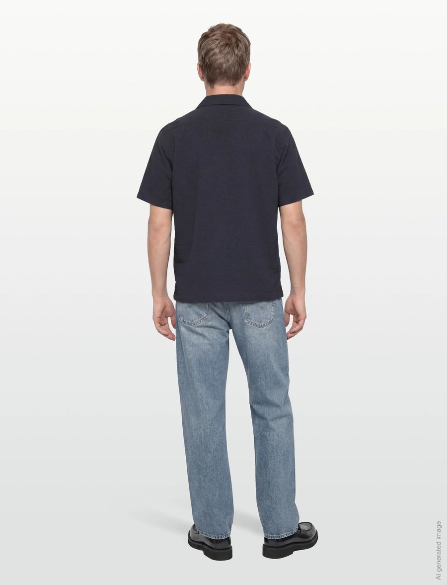 INDICODE - INDrill - kortärmade skjortor - navy - 4