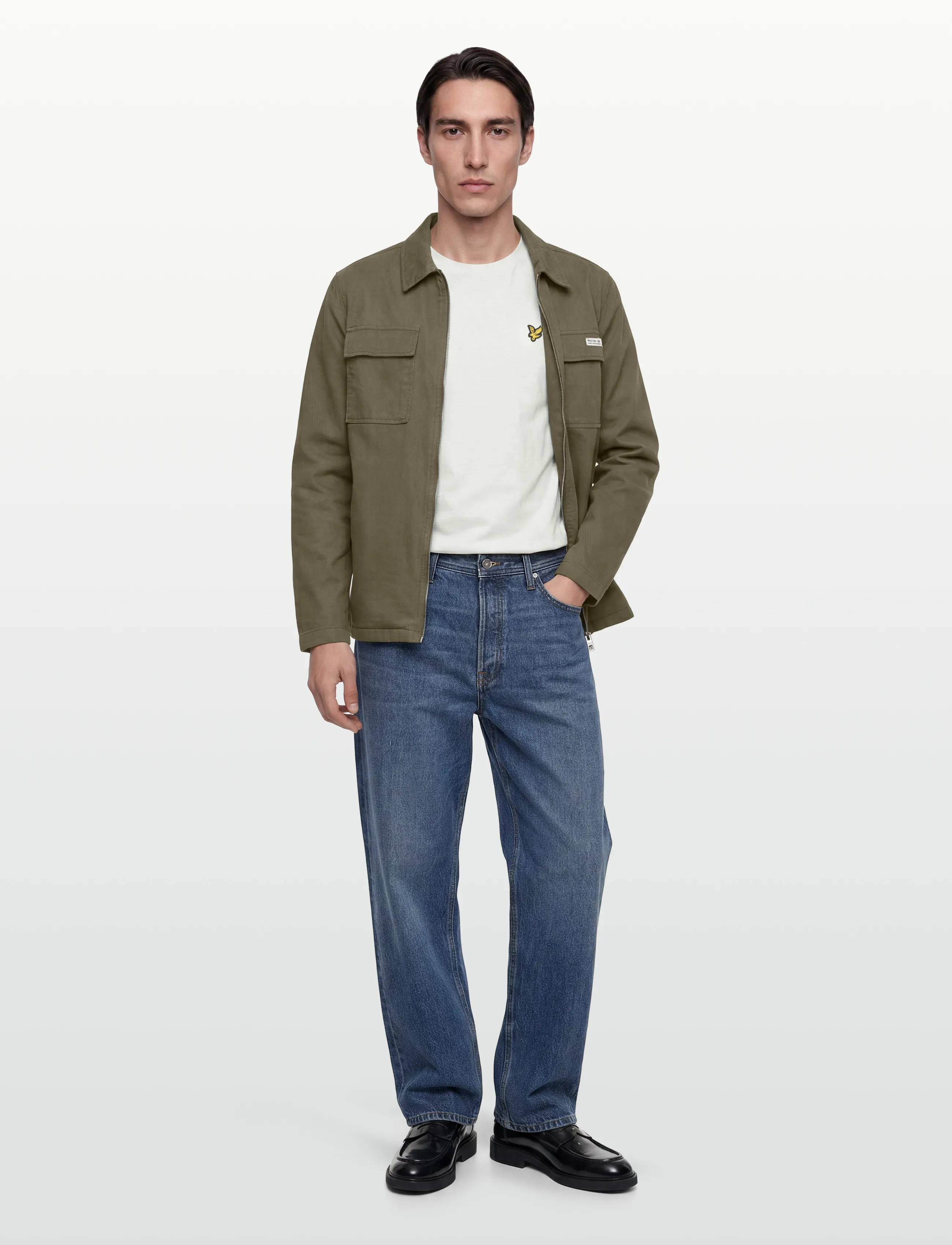 INDICODE INMelaton shirt - Light Jackets - ARMY / khaki/green