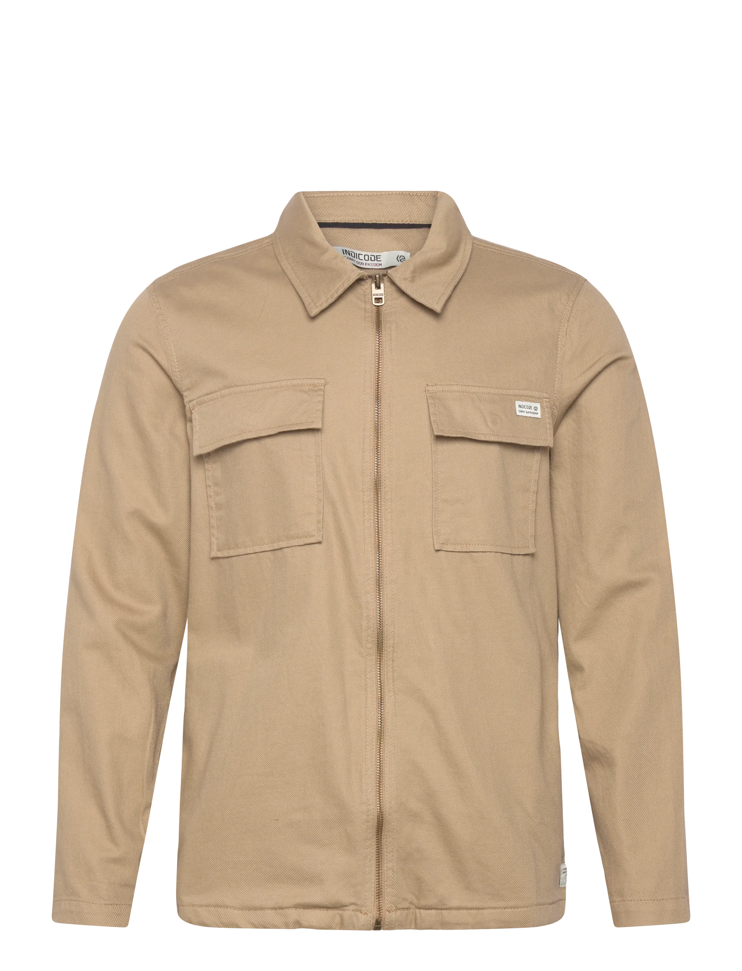 INDICODE INMelaton shirt - Ytterkläder - KELP / cream