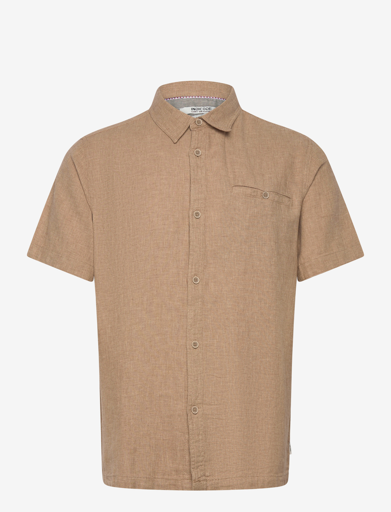 INDICODE - INTrope Shirt S/S - gestreifte hemden - kelp - 0
