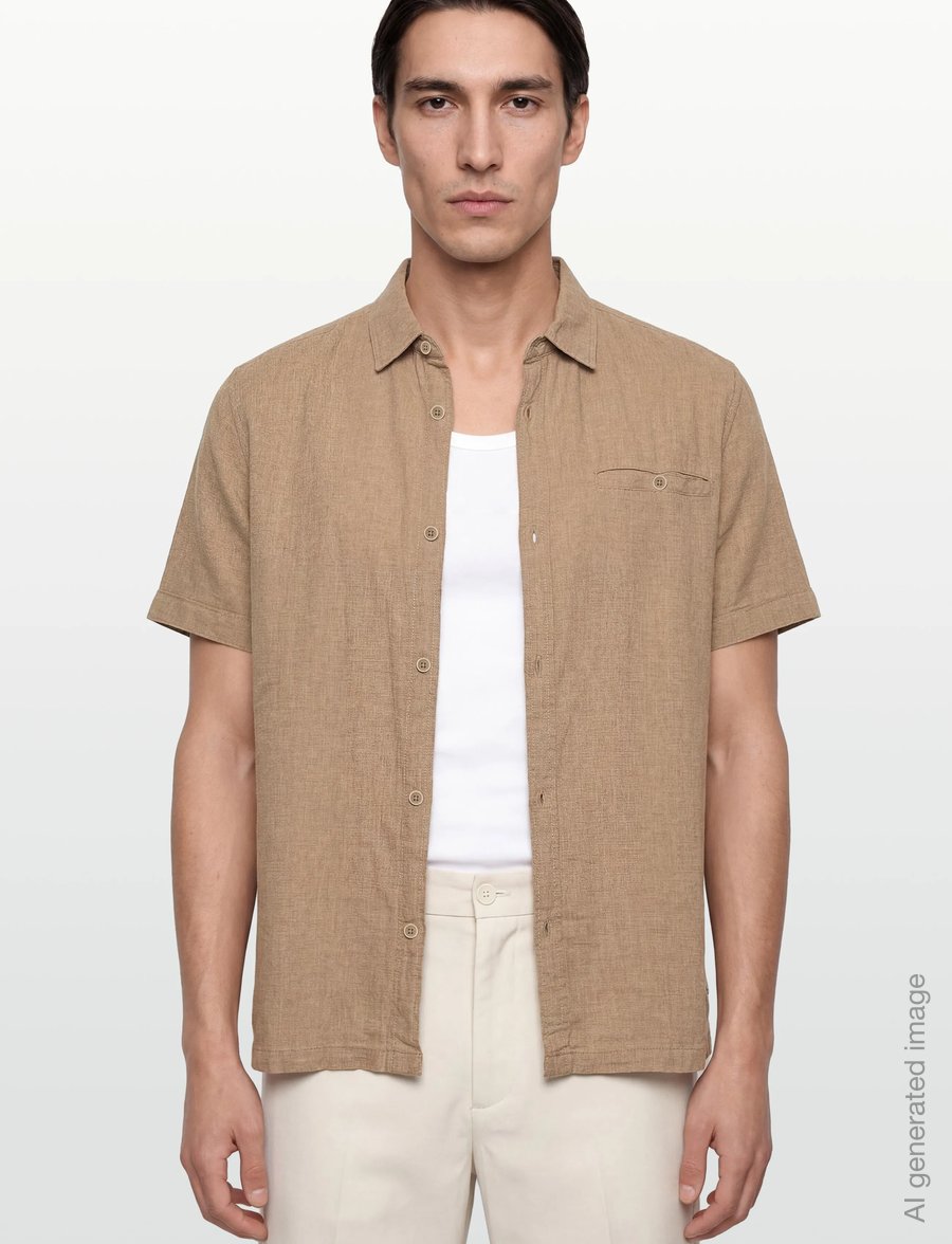 INDICODE - INTrope Shirt S/S - gestreifte hemden - kelp - 3