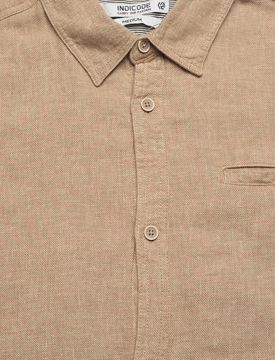 INDICODE - INTrope Shirt S/S - gestreifte hemden - kelp - 5