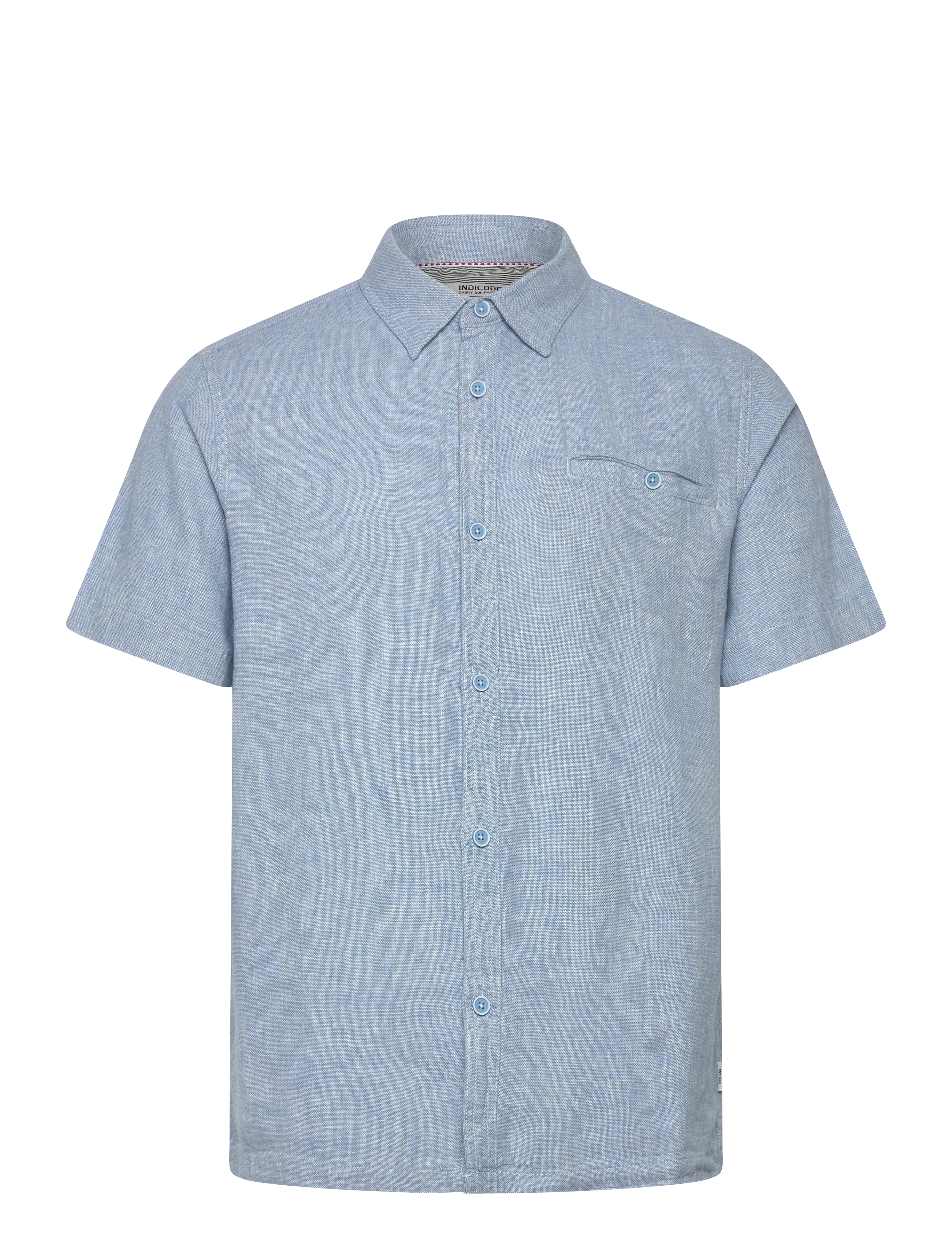 INDICODE Intrope Shirt S/S Blau - XL - Herren